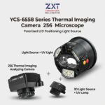 YCS-6558 Series Thermal imaging Camera 256 Microscope, Polarized LED Positioning Light Source For UV Curing Of Mobile Phones, Type C Repair Tools.