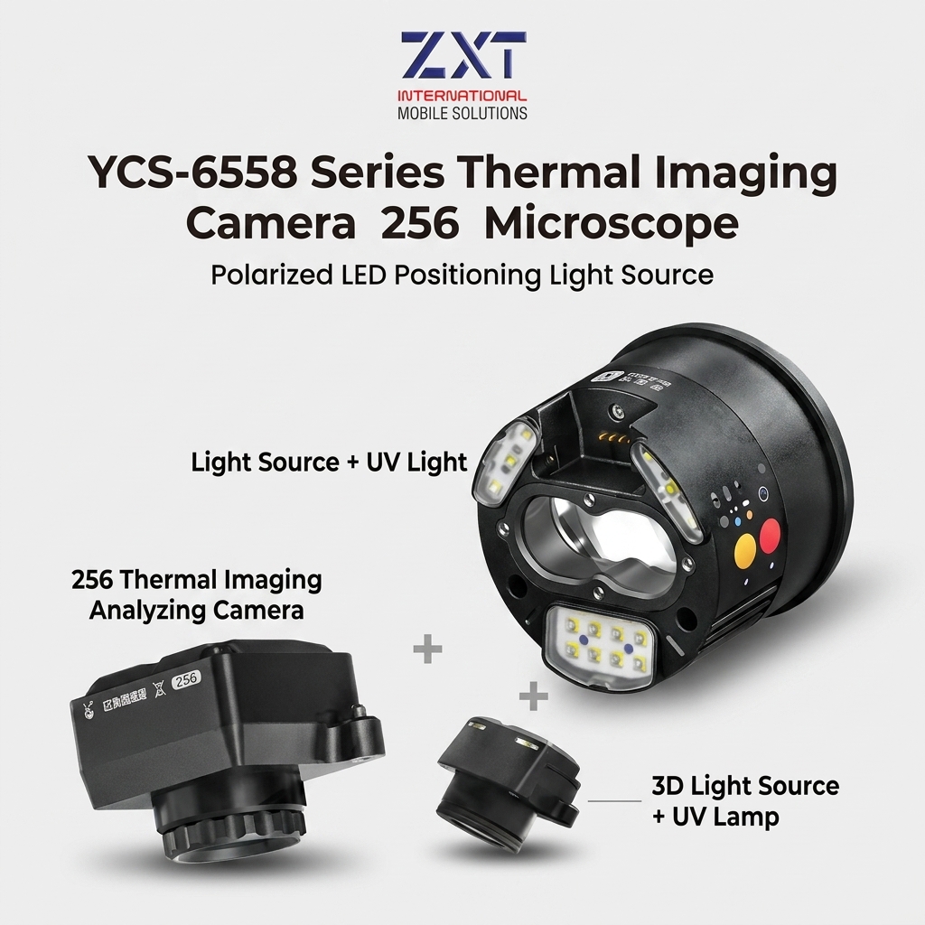 Thermal_Imaging_Camera_Microscope_202605081123 YCS-6558 Series Thermal imaging Camera 256 Microscope, Polarized LED Positioning Light Source For UV Curing Of Mobile Phones, Type C Repair Tools. - Image 1