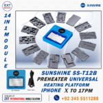 Sunshine SS-T12B Preheater 14in1 Universal Motherboard Heating Platform for iPhone X–17 Pro Max