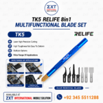 TK5 RELIFE 8in1 Multifunctional Blade Set – Precision Scraper & Mobile Repair Tool Kit
