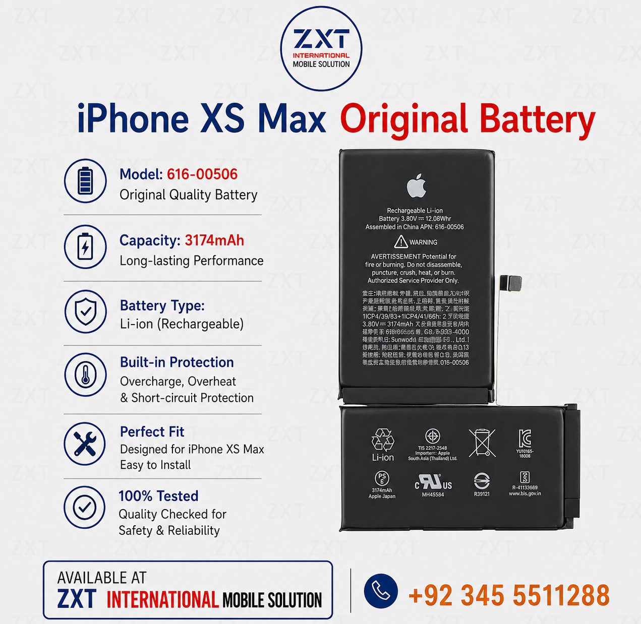 iPhone XS Max Original Battery - Image 1