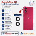 Motorola Moto G04 Back Camera Lens Glass Replacement