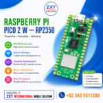 Raspberry Pi Pico 2 W RP2350 Wireless Microcontroller Development Board
