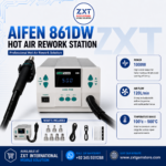 AIFEN 861DW Hot Air Rework Station 1000W Digital SMD BGA PCB
