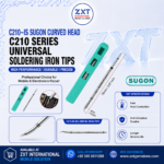 C210-IS SUGON Curved Head C210 Series Soldering Iron Tip for Precision Mobile Repair