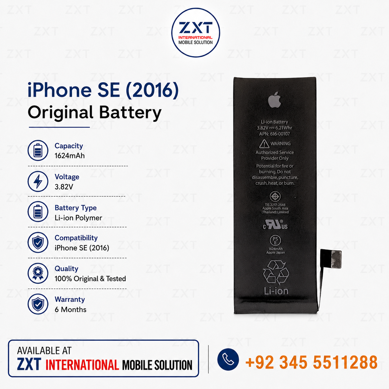 iPhone SE 2016 Original Battery - Image 1