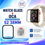 G+OCA Pro Original Display LCD Front Glass Digitizer Touch Screen for Apple Watch Series 2 (S2) 38mm