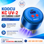 KOOCU KC UV-2 UV Curing Light with Timer, Smoke Exhaust & Quick Heat Dissipation