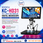 Koocu KC-HD31 10.1-Inch HD Display Microscope 50X-1500X Digital Microscope