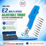 RELIFE E2 Multi-Speed Adjustable Torque Electric Screwdriver Set for Mobile Phone Repair