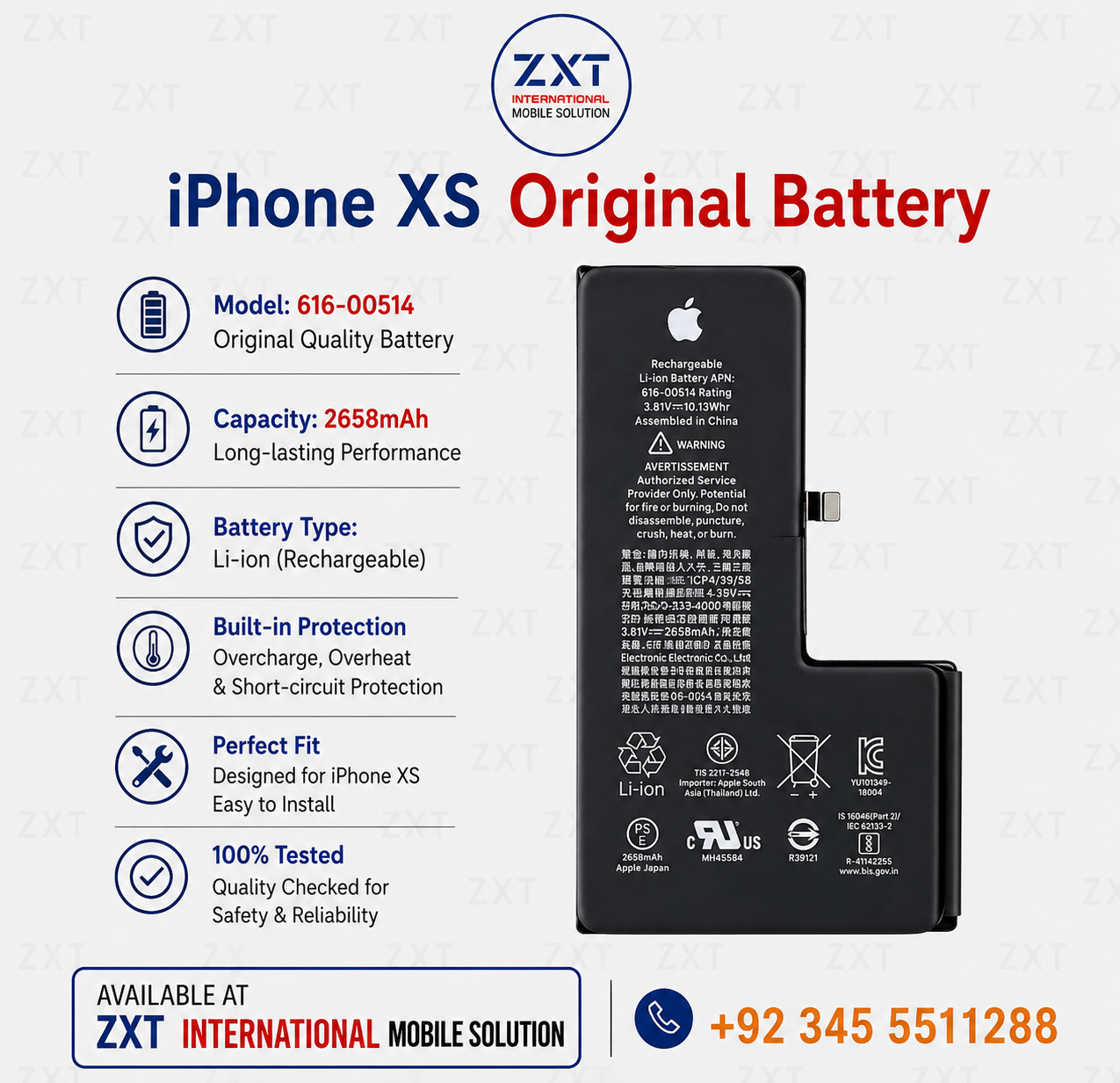 iPhone XS Original Battery - Image 1