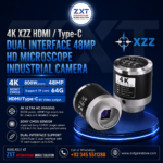 4K XZZ HDMI / Type-C Dual Interface 48MP HD Microscope Industrial Camera for PCB Repair