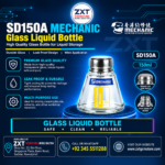 SD150A MECHANIC 150ml Glass Pressure Type Liquid Dispenser Bottle