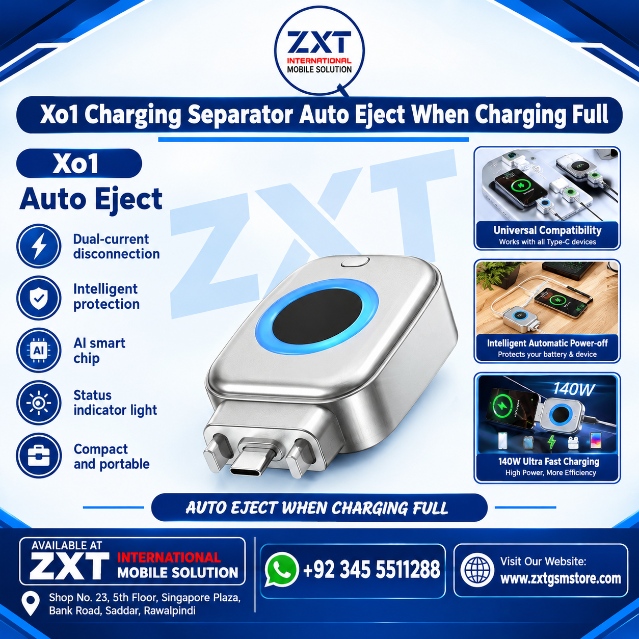 X01 Charging Separator Auto Eject When Charging Full - Image 1