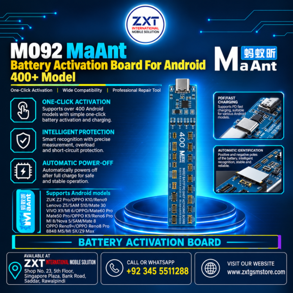 M092 MaAnt Battery Activation Board for Android – 400+ Models Supported