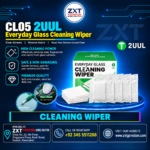 2UUL CL05 Everyday Glass Cleaning Wiper – 400PCS Lint-Free Wipes