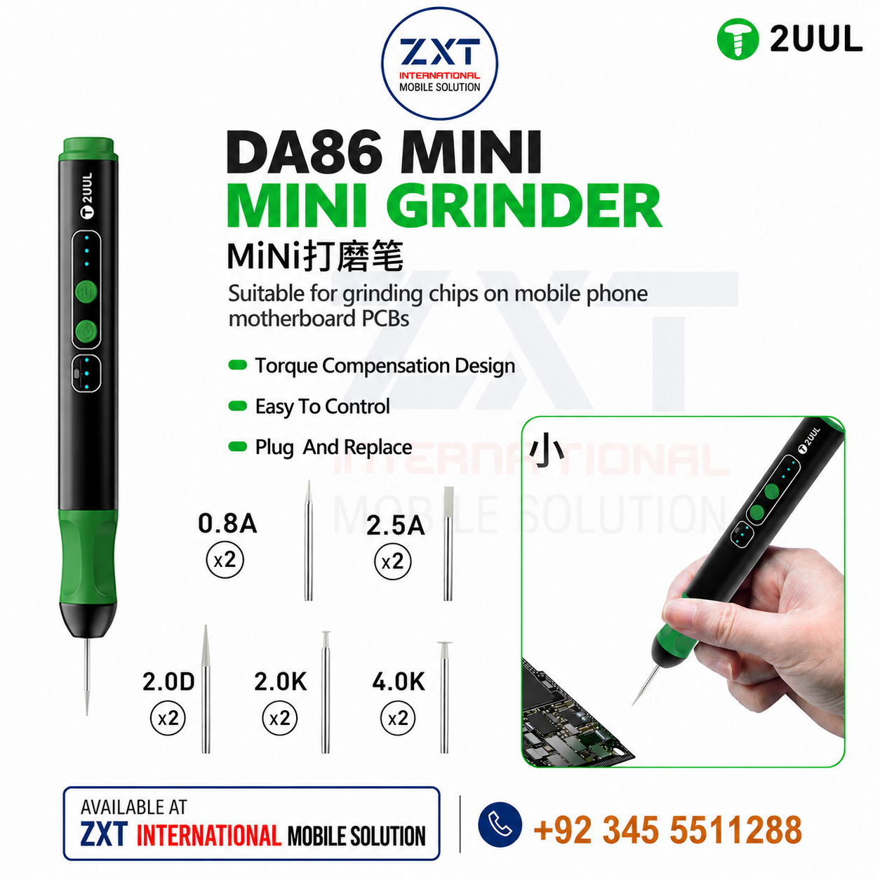 ChatGPT Image Sep 15, 2026, 11_16_28 PM 2UUL DA86 Mini Grinder Cordless Engraving Pen with 10Pcs DA82 Grinding Heads for Mobile Phone PCB Repair - Image 1