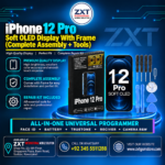 iPhone 12 Pro Soft OLED Display With Frame | Premium Replacement Screen