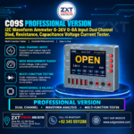 C09S i2C Waveform Ammeter 0-36V 0-8A Dual Channel Tester