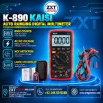 K-890 Kaisi Digital Multimeter 6000 Counts Auto Ranging AC/DC NCV