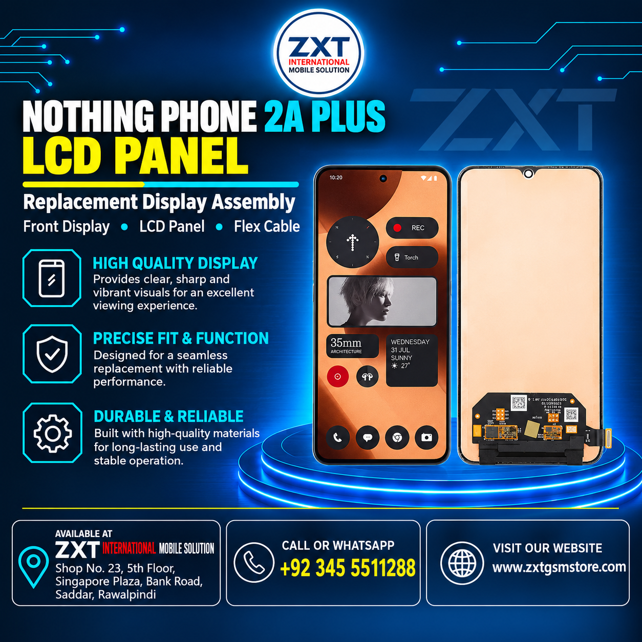 Nothing Phone 2a Plus LCD Panel Replacement - Image 1