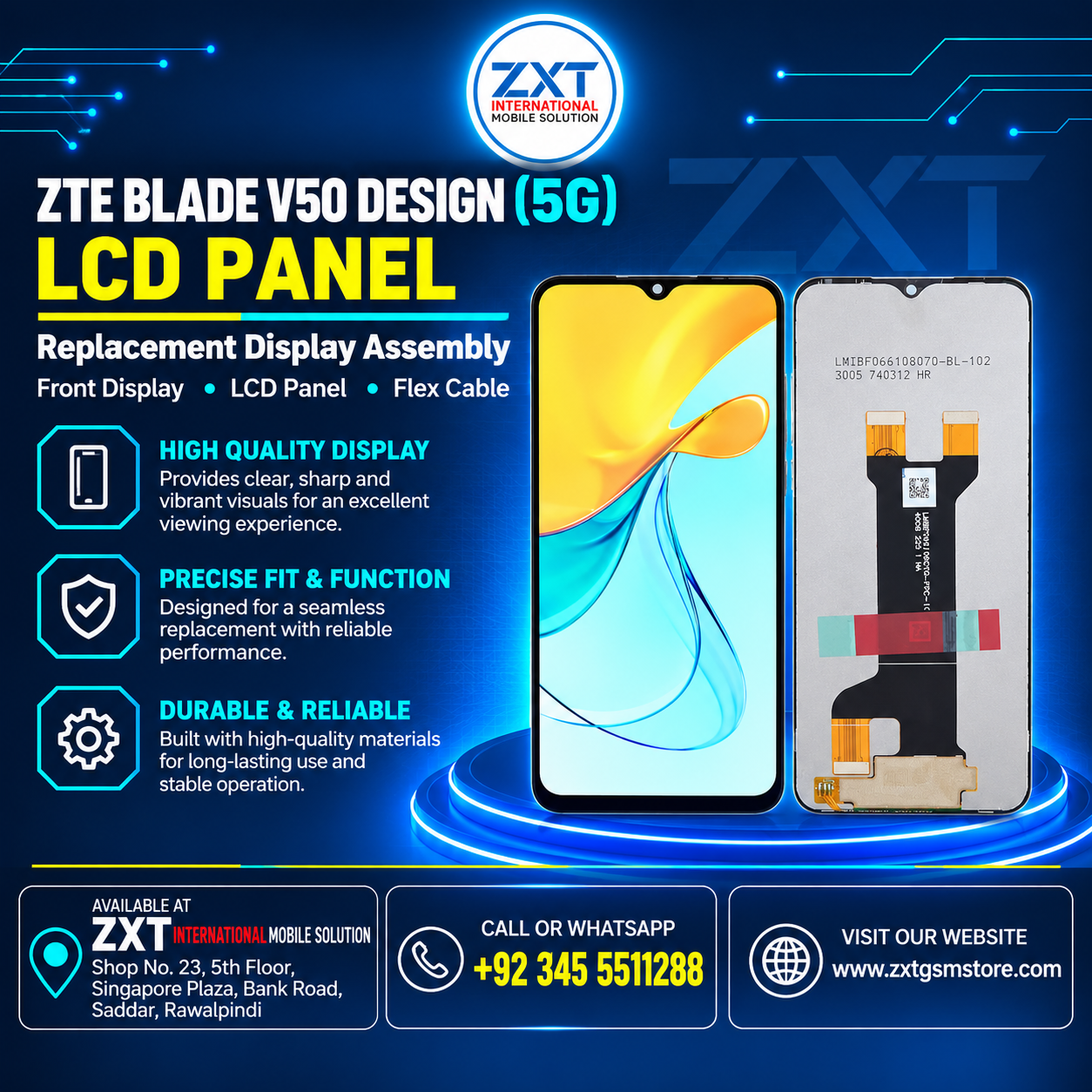 ZTE Blade V50 Design 5G LCD Panel Replacement - Image 1