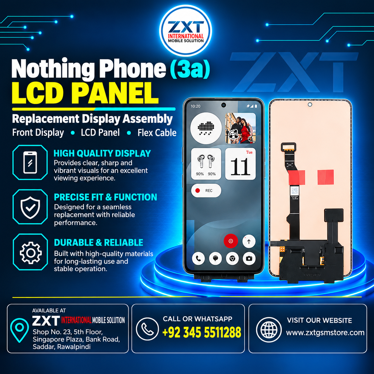 Nothing Phone 3a LCD Panel Replacement - Image 1