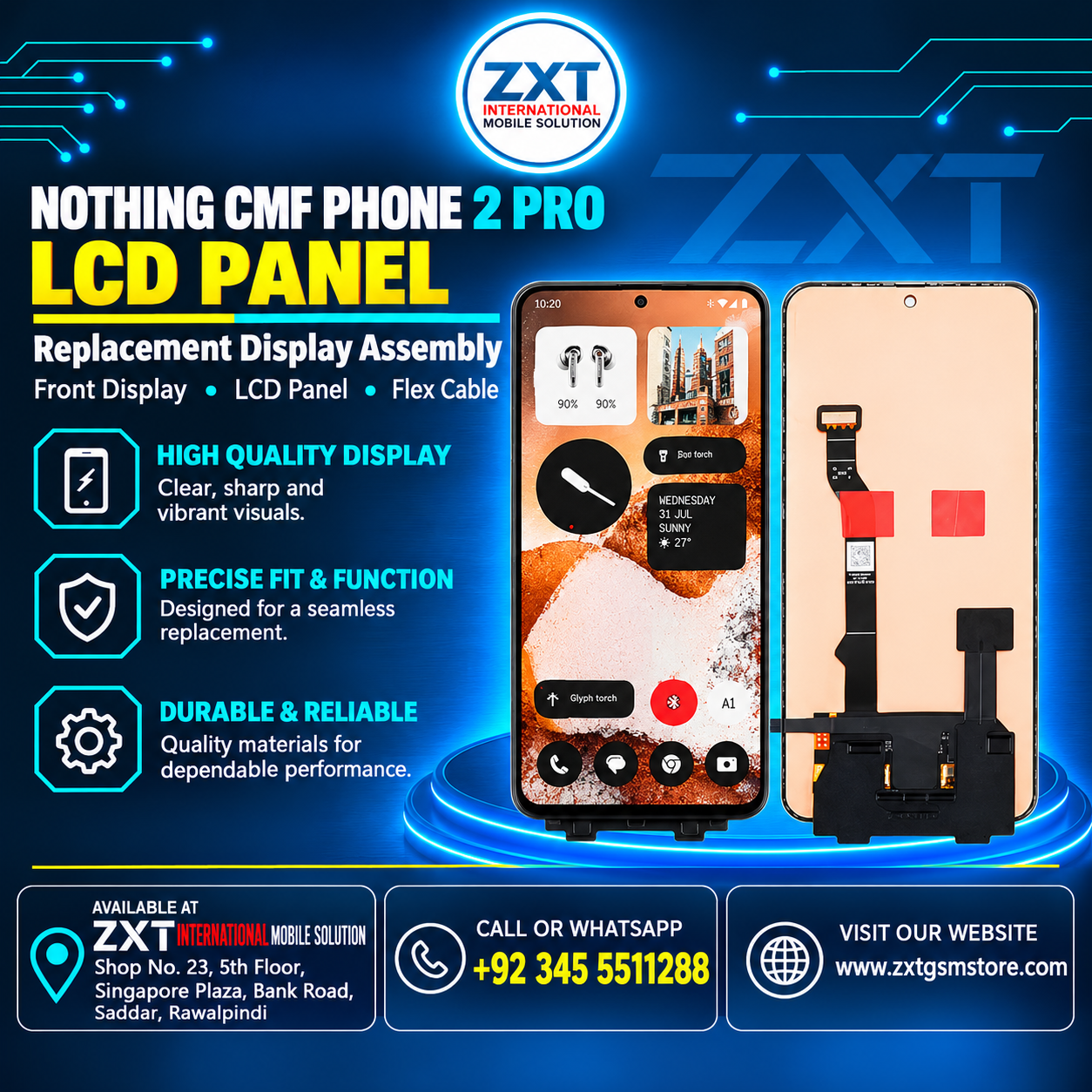 Nothing CMF Phone 2 Pro LCD Panel | Replacement Display - Image 1